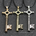 Wholesale Attack On Titan Necklace Key  Pendant Fashion Vintage Retro Anime Jewelry For Men Cosplay